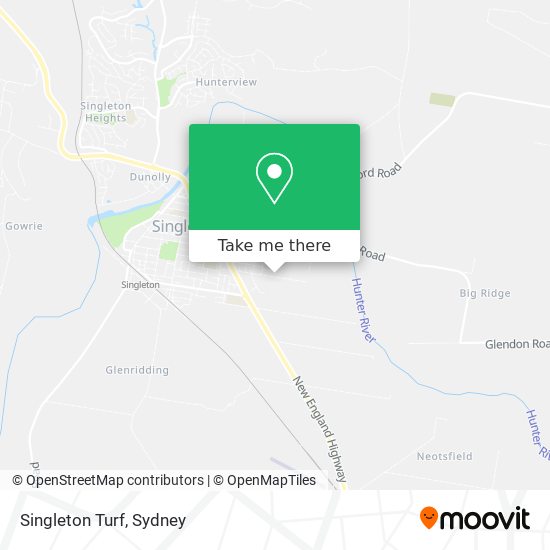 Singleton Turf map