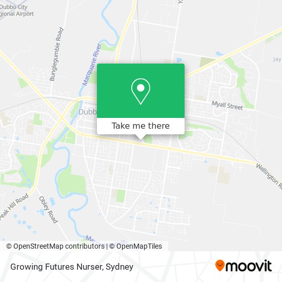 Growing Futures Nurser map