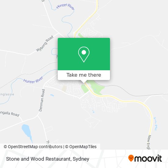 Stone and Wood Restaurant map