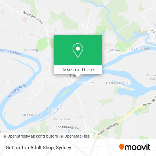 Get on Top Adult Shop map