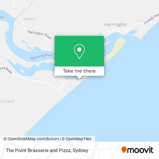 The Point Brasserie and Pizza map