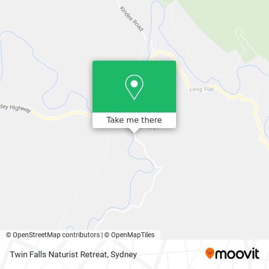 Twin Falls Naturist Retreat map