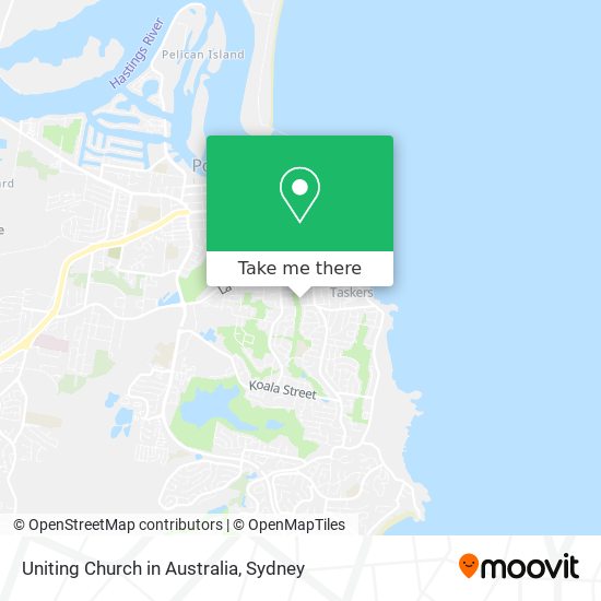 Uniting Church in Australia map