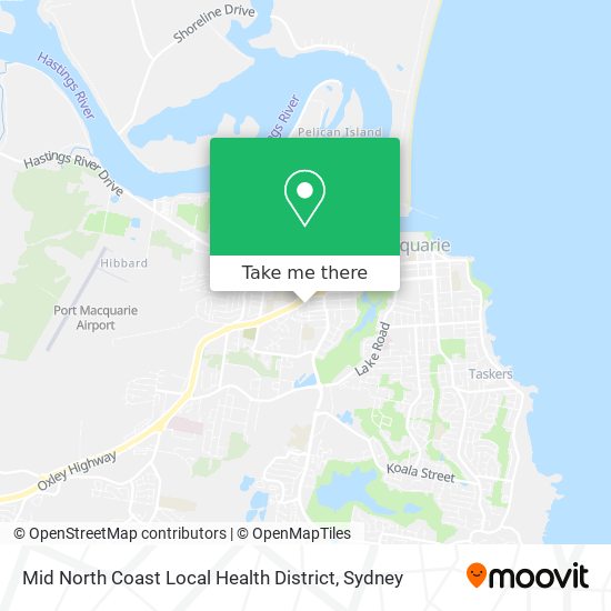 Mid North Coast Local Health District map