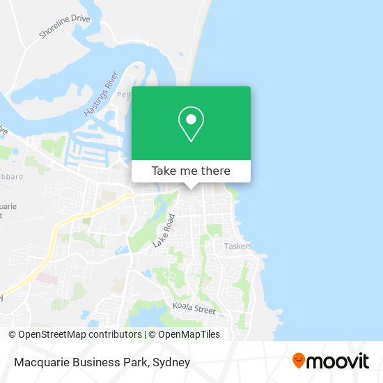 Macquarie Business Park map