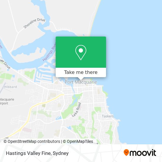 Hastings Valley Fine map