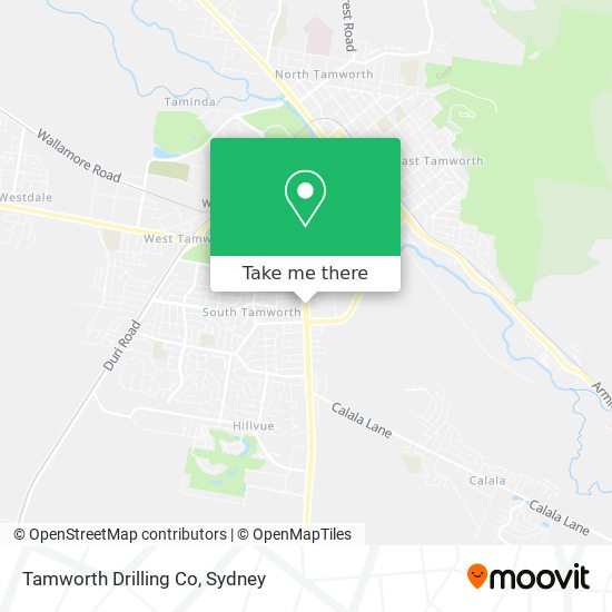 Tamworth Drilling Co map