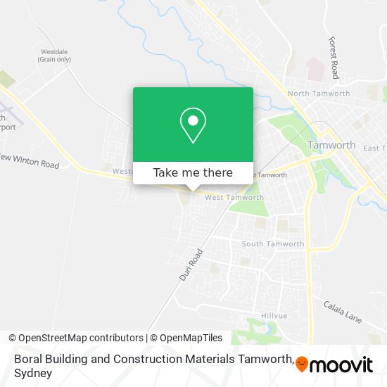 How to get to Boral Building and Construction Materials Tamworth in