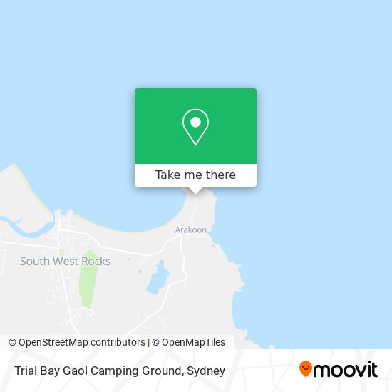 Trial Bay Gaol Camping Ground map