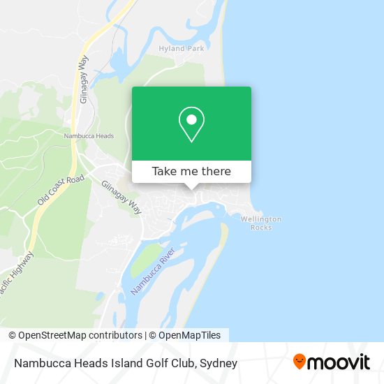 Nambucca Heads Island Golf Club map
