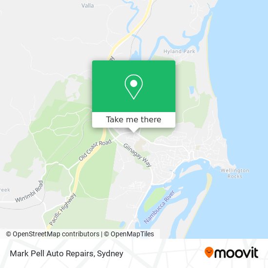 Mark Pell Auto Repairs map