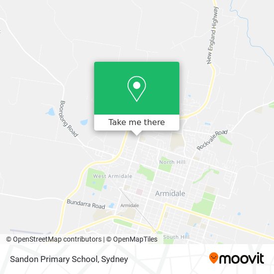 Sandon Primary School map