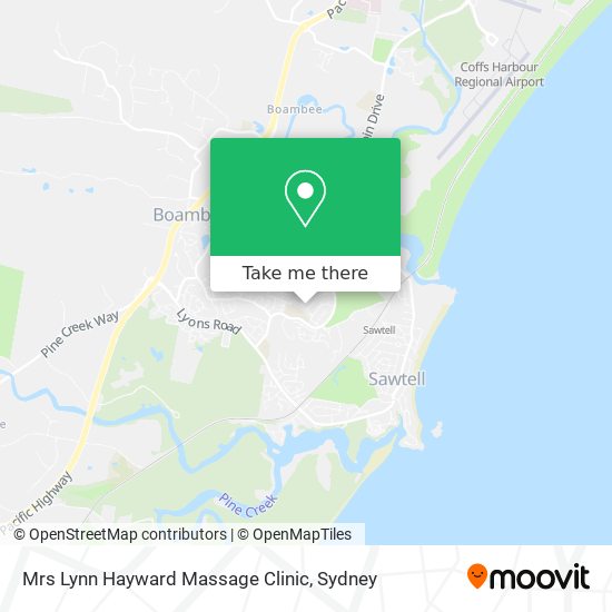 Mrs Lynn Hayward Massage Clinic map