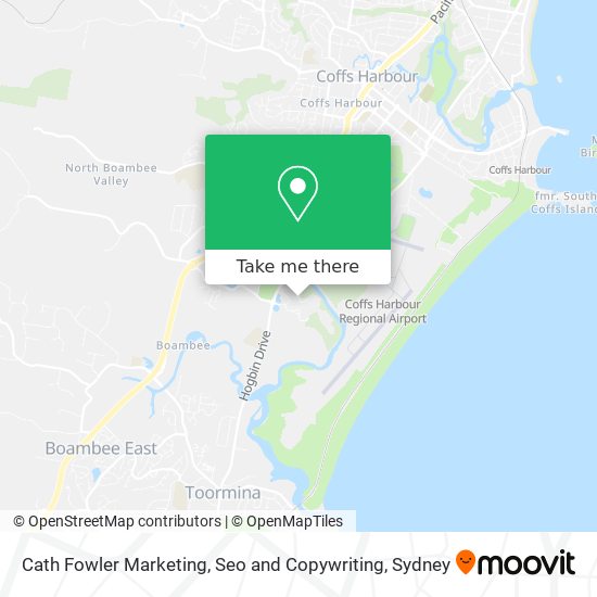 Cath Fowler Marketing, Seo and Copywriting map