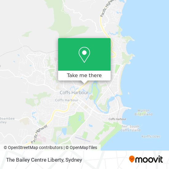 Mapa The Bailey Centre Liberty