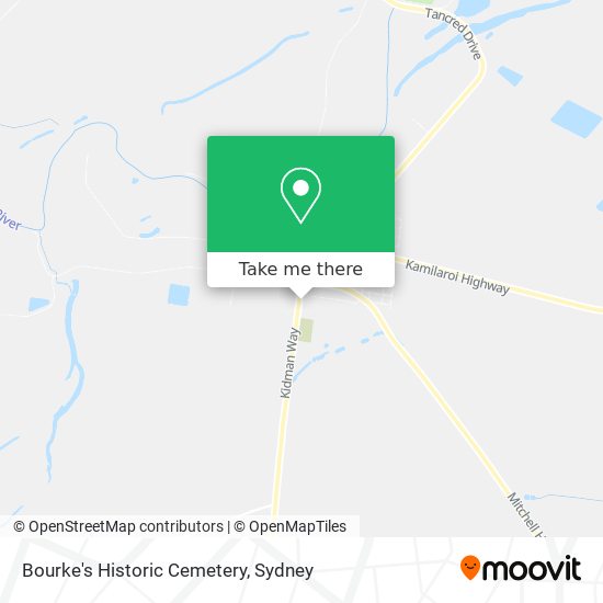 Mapa Bourke's Historic Cemetery