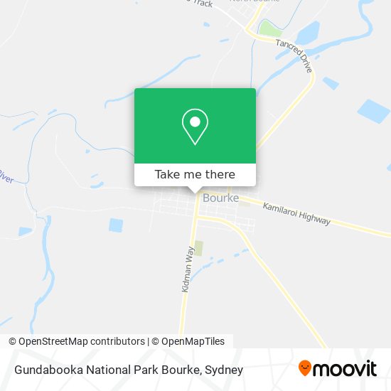 Gundabooka National Park Bourke map