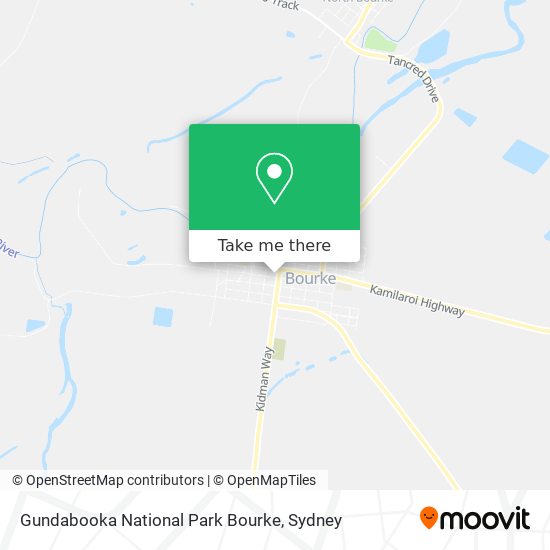 Mapa Gundabooka National Park Bourke