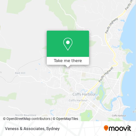 Veness & Associates map