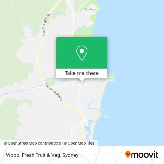 Woopi Fresh Fruit & Veg map