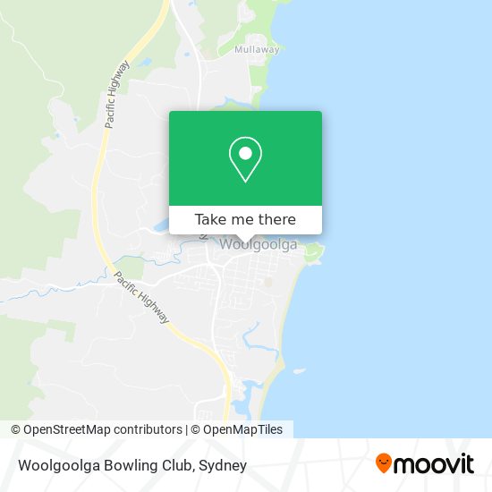 Woolgoolga Bowling Club map