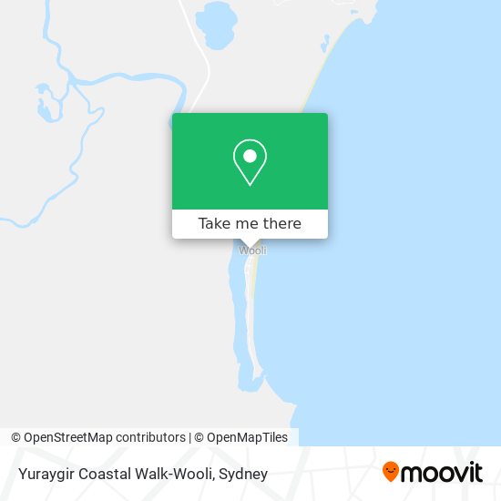 Yuraygir Coastal Walk-Wooli map