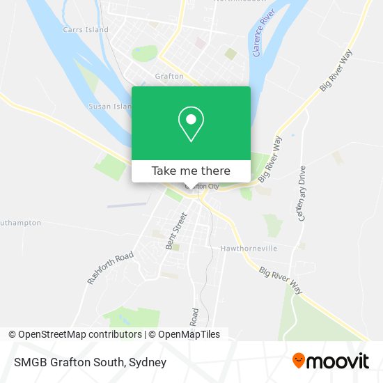 Mapa SMGB Grafton South