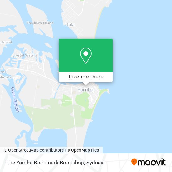 The Yamba Bookmark Bookshop map