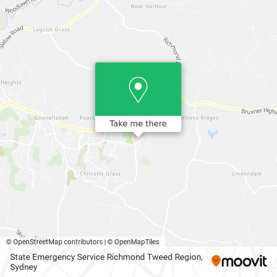 State Emergency Service Richmond Tweed Region map