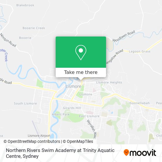 Northern Rivers Swim Academy at Trinity Aquatic Centre map