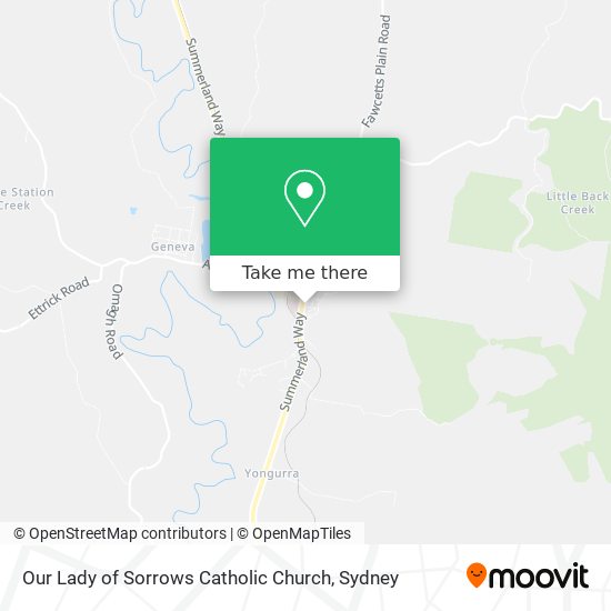 Our Lady of Sorrows Catholic Church map