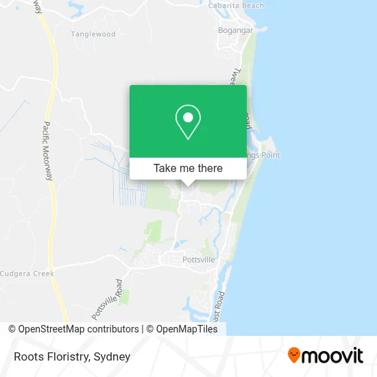 Roots Floristry map