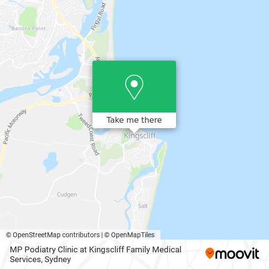 Mapa MP Podiatry Clinic at Kingscliff Family Medical Services