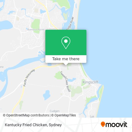 Mapa Kentucky Fried Chicken