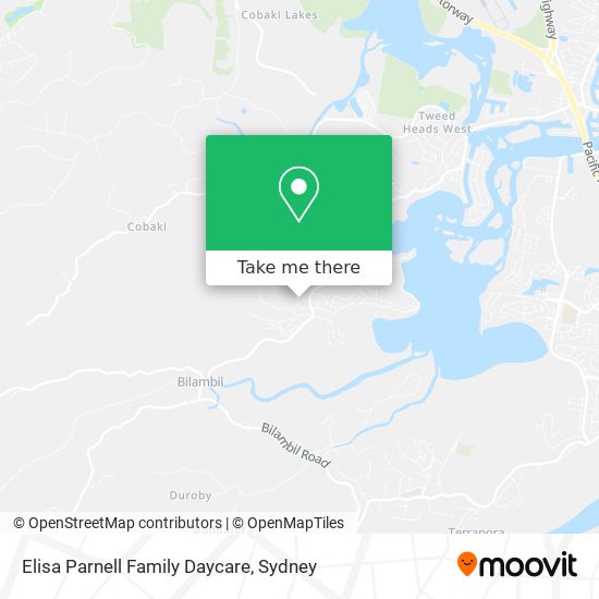 Elisa Parnell Family Daycare map