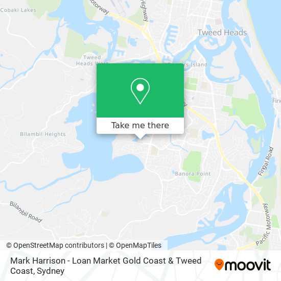 Mark Harrison - Loan Market Gold Coast & Tweed Coast map
