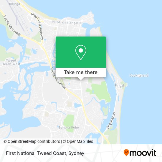 Mapa First National Tweed Coast