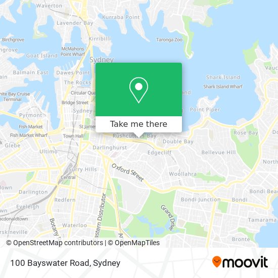 100 Bayswater Road map