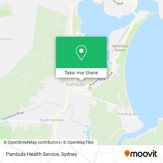 Pambula Health Service map