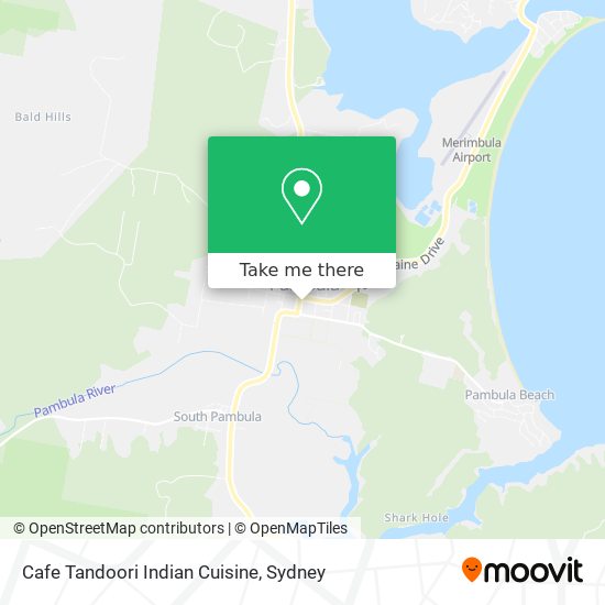 Cafe Tandoori Indian Cuisine map