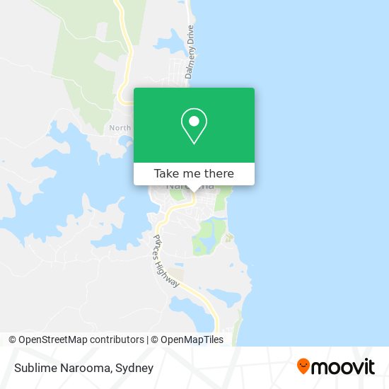 Sublime Narooma map