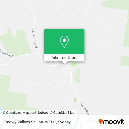 Snowy Valleys Sculpture Trail map