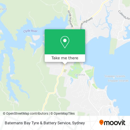 Batemans Bay Tyre & Battery Service map