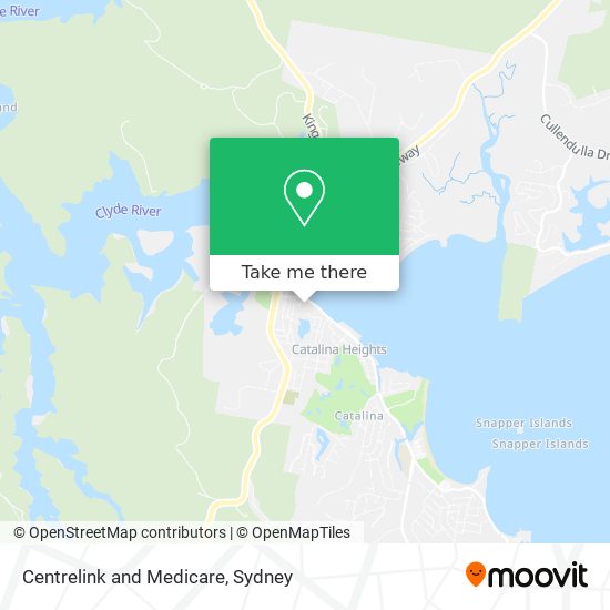 Centrelink and Medicare map