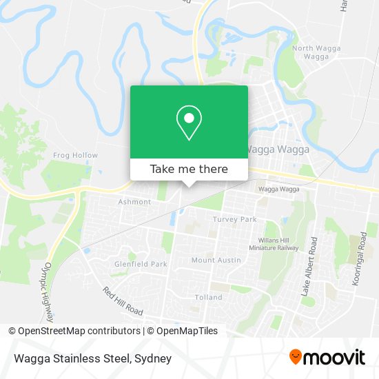 Wagga Stainless Steel map