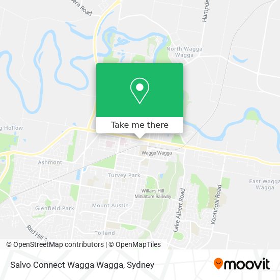 Mapa Salvo Connect Wagga Wagga