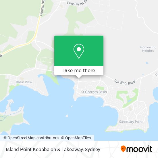 Mapa Island Point Kebabalon & Takeaway