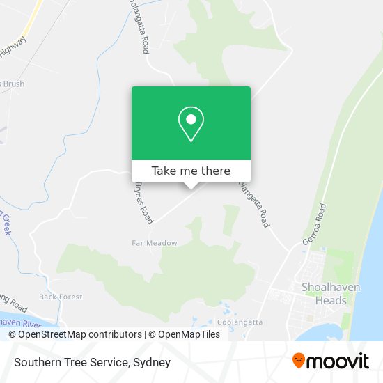 Southern Tree Service map