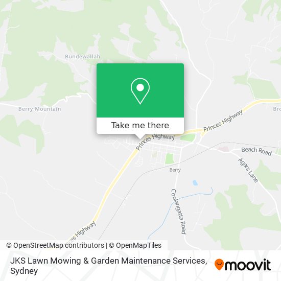 Mapa JKS Lawn Mowing & Garden Maintenance Services