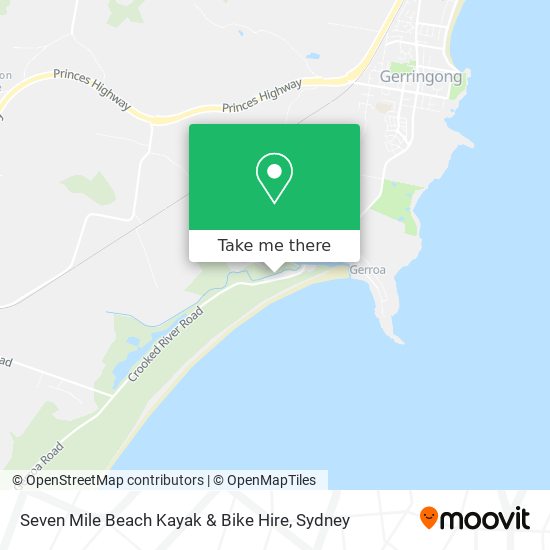 Seven Mile Beach Kayak & Bike Hire map